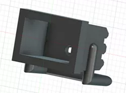 Rectangular Work Light on Feet