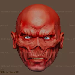 Red Skull Mask From Marvel comics - Fan Art 3D print model