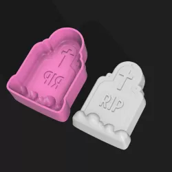 RIP Bath Bomb Mold STL file