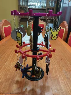 rotating key ring display :)