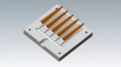 sand worm  lures mold 3d file step files for cnc machining stl files for 3d printing