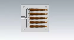 SAND WORM LURES  v2 MOLD 3D FILE STEP FILES FOR CNC MACHINING STL FILES FOR 3D PRINTING