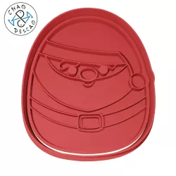 Santa - Squishmallows - Cookie Cutter - Fondant - Polymer Clay