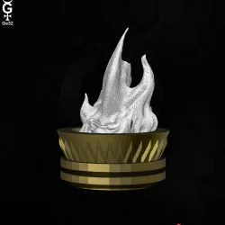 Saurian Gong Torchs