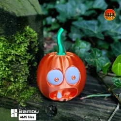 Scared little pumpkin