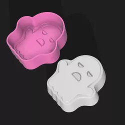Screaming Ghost Bath Bomb Mold  Stl File