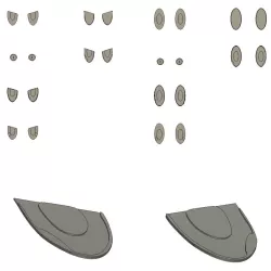SD Gundam Eye Pupils