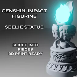 Seelie Statue -- Genshin Impact Figurine -- 3D Print Ready