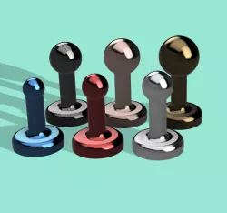 Senior Roboto Simple Sphere Butt Plugs (6 Sizes)