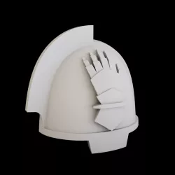 Shoulder Pads for Gravis Armour (Iron Hands - Flat)