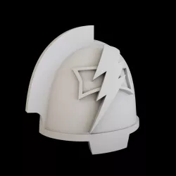 Shoulder Pads for Gravis Armour (White Scars)
