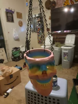 Skull Hanging Pot