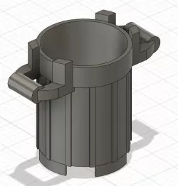 Small Trash Can (Lego look like)