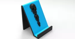 Smartphone Support Skull