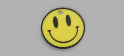 Smiley Face Keychain