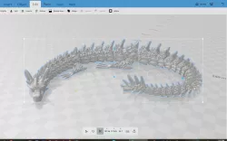 Smooth flexi dragon