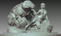 Space princess and mascot (NSFW)