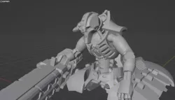Space robot necron lokhust destroyer cultist