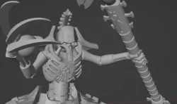 Space robot necron lord destroyer  PRE SUPPORTED