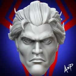 Spider Man 2099 Marvel legends head