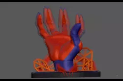 SPIDERMAN INTO THE SPIDER VERSE 2099 MIGUEL PS CONTROLLER HOLDER 3D PRINT