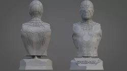 SPIDERMAN ULTRA-DETAILED SUPPORT-FREE BUST 3D MODEL