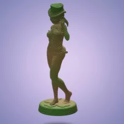 St patrick irish leprechaun girl (Minecraft)