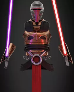 Star Wars Darth Revan Full Armor and Lightsabers for Cosplay