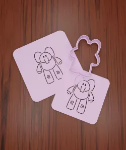 Stencil Pocoyo "Elly #1" 8 cm