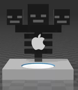 Suporte Dock Station Apple Watch Wither MInecraft