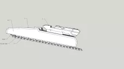 tank legs for 1/144 scale models