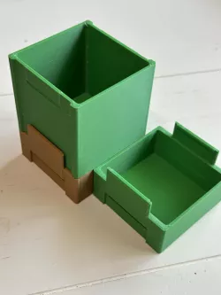 TCG/CCG Deck and Dice Storage Box