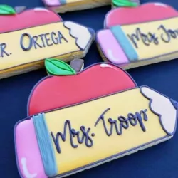Teacher's day cookie cutter