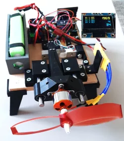 Test bench for model propellers