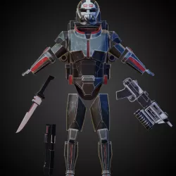The Bad Batch Wrecker Full Armor for Cosplay