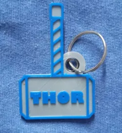 Thor hammer Avengers Marvel keychain