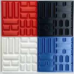Tile 5,6 - Korea Flag Pattern & Hangeul