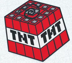 TNT Minecraft Keychain, Keychain