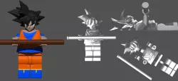 Toilet Paper Holder - Goku