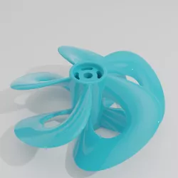 Toroidal propeller for RC boat