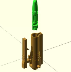 TRANSFORMERS DECEPTICONS PREDATORS MISSILE LAUNCHER AND MISSILE