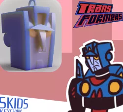 Transformers Toons Skids Head Keychain