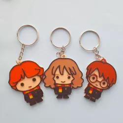 trio Harry potter kawai key chain