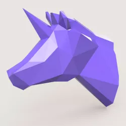 UNICORN LOW POLY