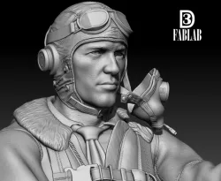 USAF WWII P51 Mustang CARF pilot 1/4 scale