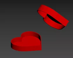 Valentines Gift Box 3d print model