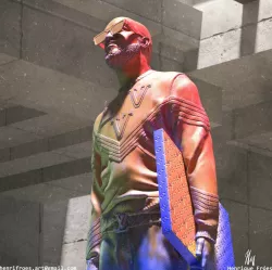 Virgil Abloh (Louis Vuitton) - Tribute Statue