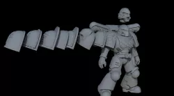 war hammer orc, accessory, pack marine, samurai, monster, navy, marine