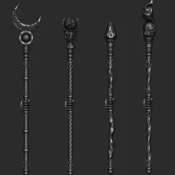 Warlock sorcerous Staff Collection