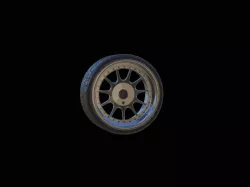 wheel model with tyres